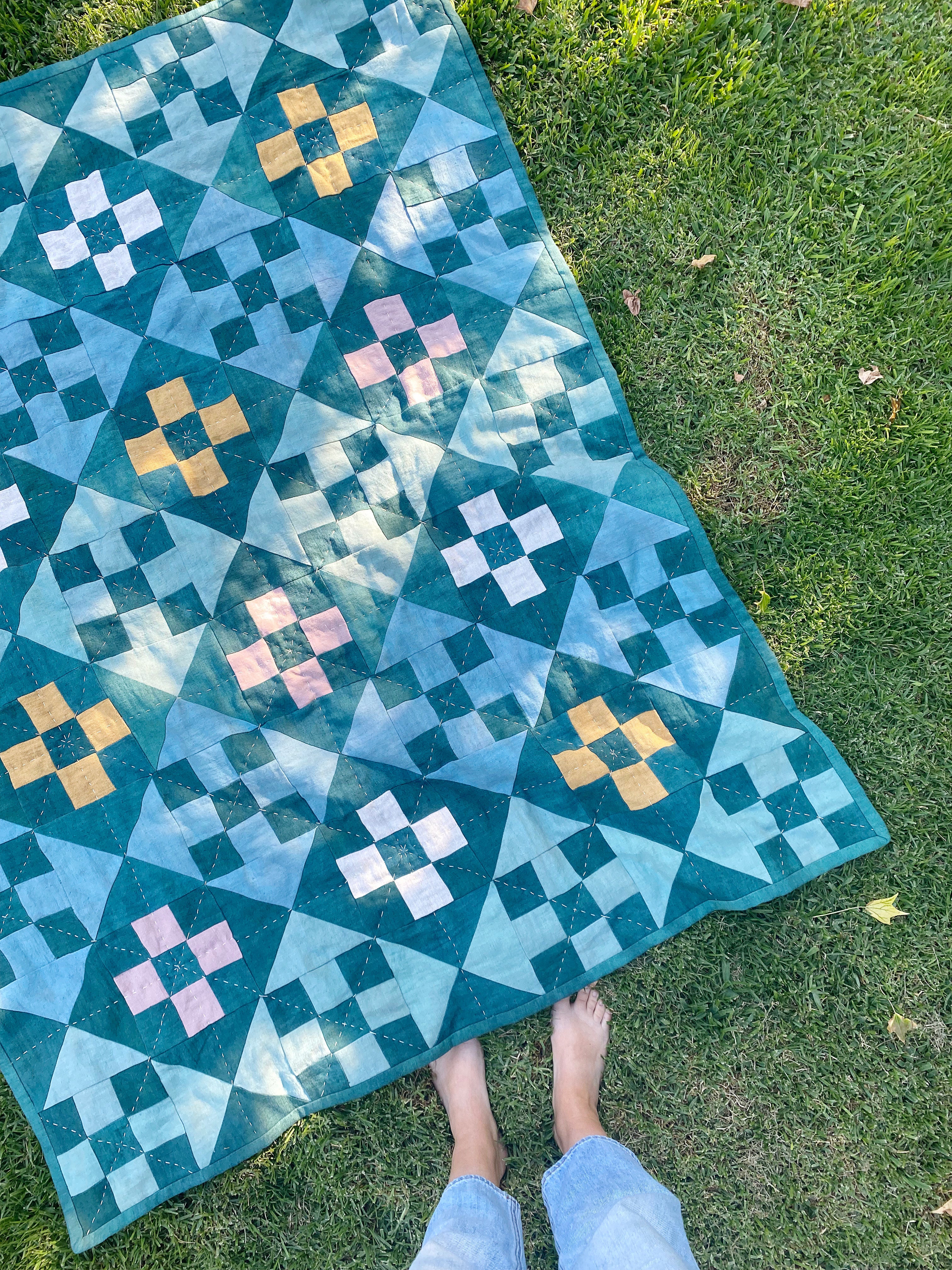 Bouquet Nine Patch Quilt PDF Pattern • FREE - Image 4