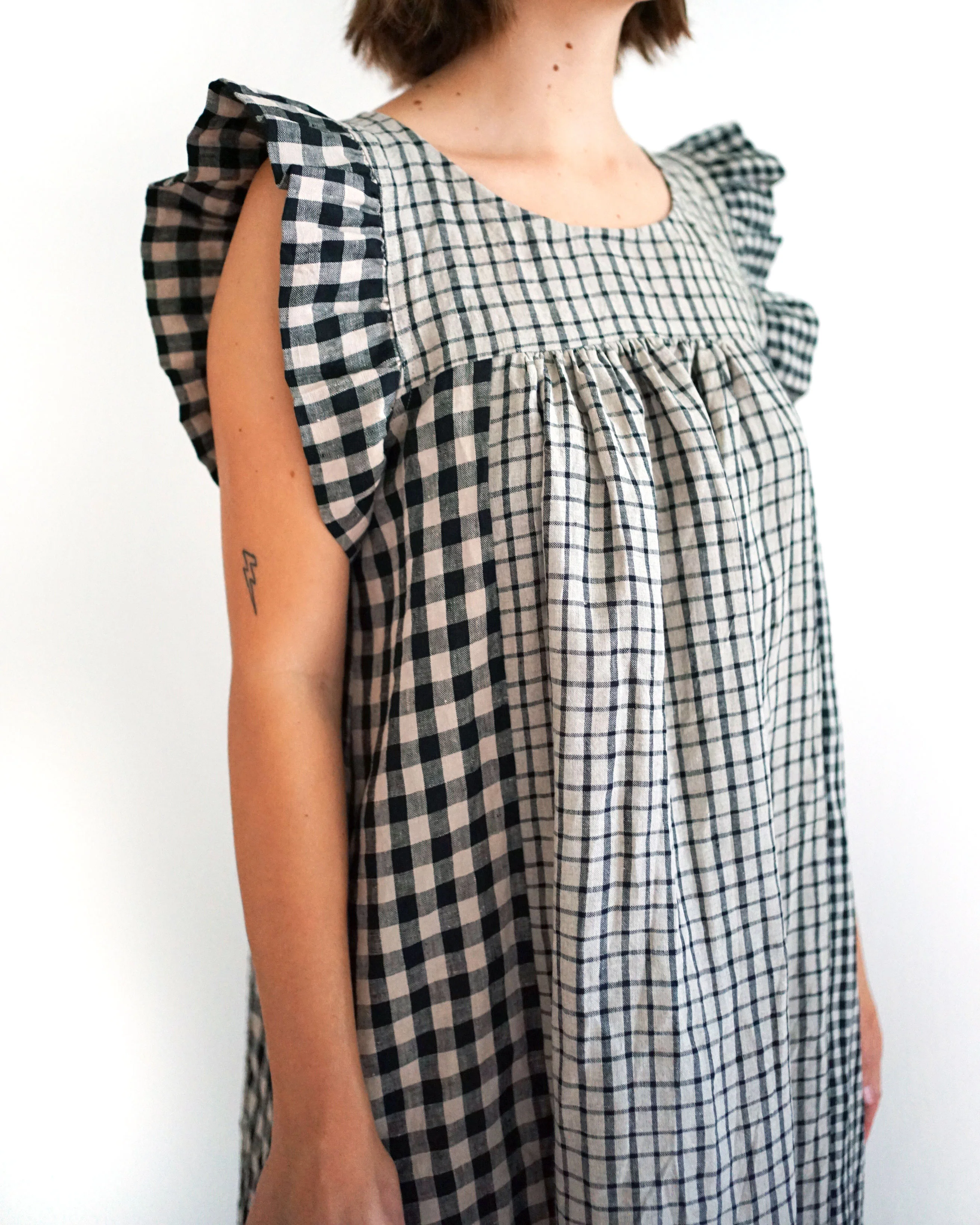 Custom Made Champagne Field Dress - Image 6