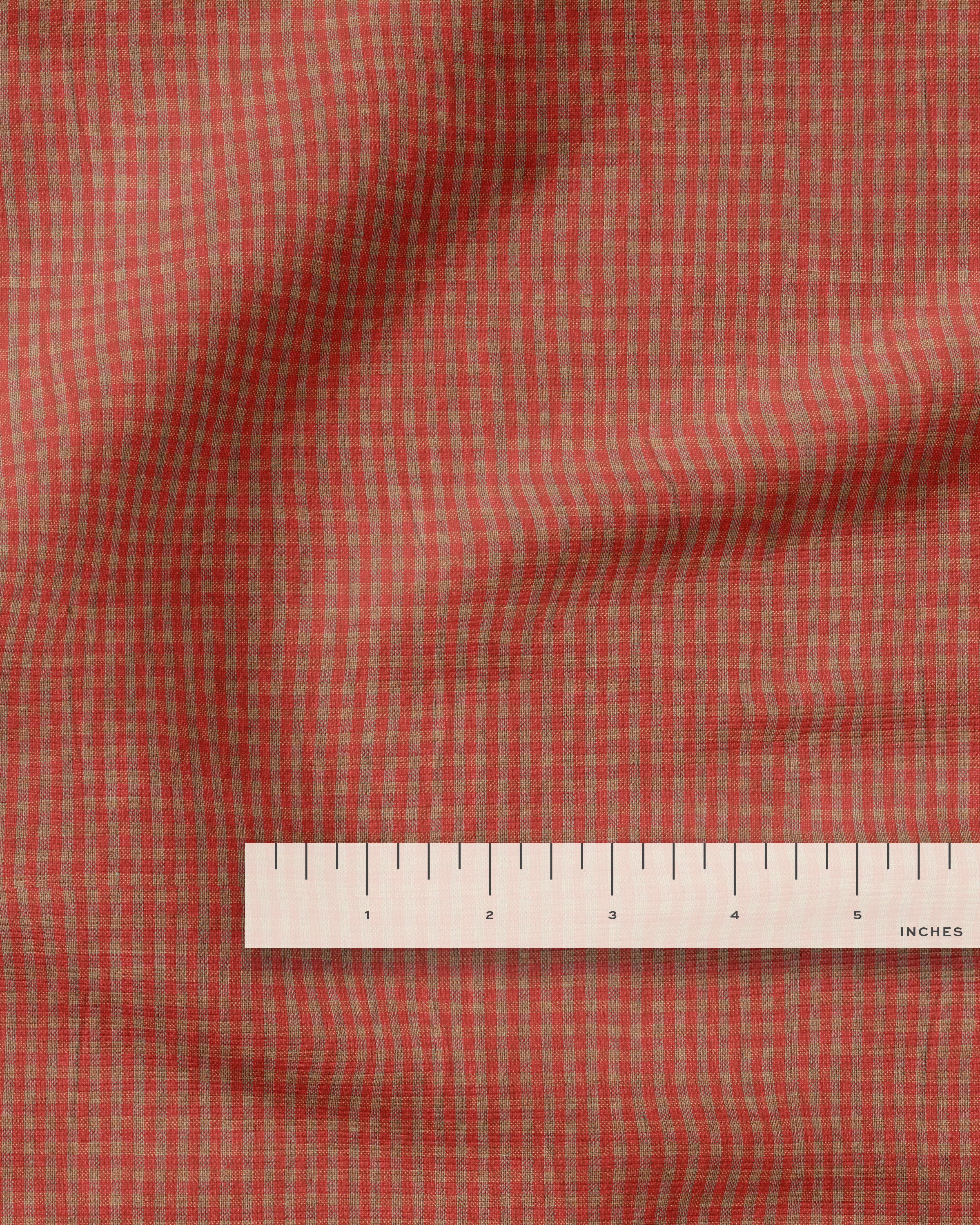 Micro Carnival Gingham Linen - Image 3