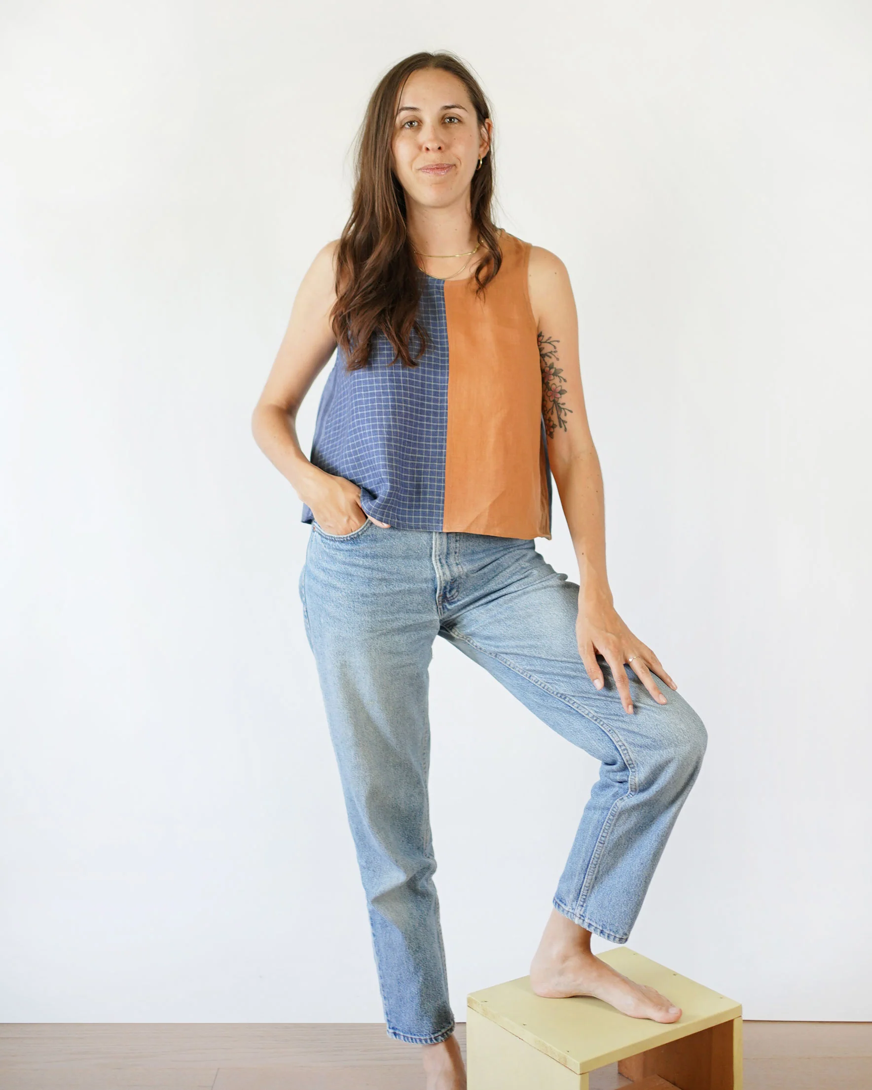 Peplum Split Tank PDF Sewing Pattern - Image 10