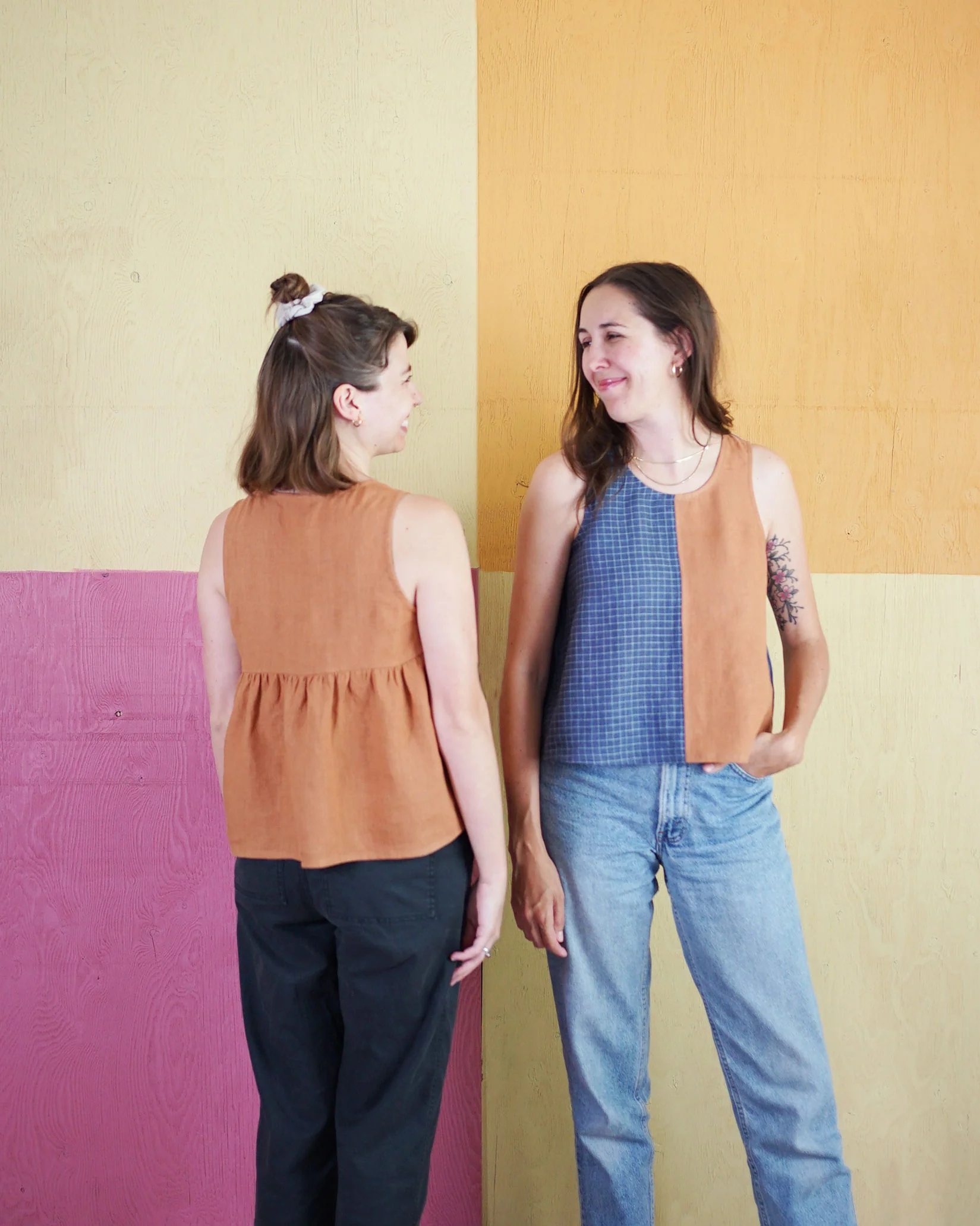 Peplum Split Tank PDF Sewing Pattern - Image 4