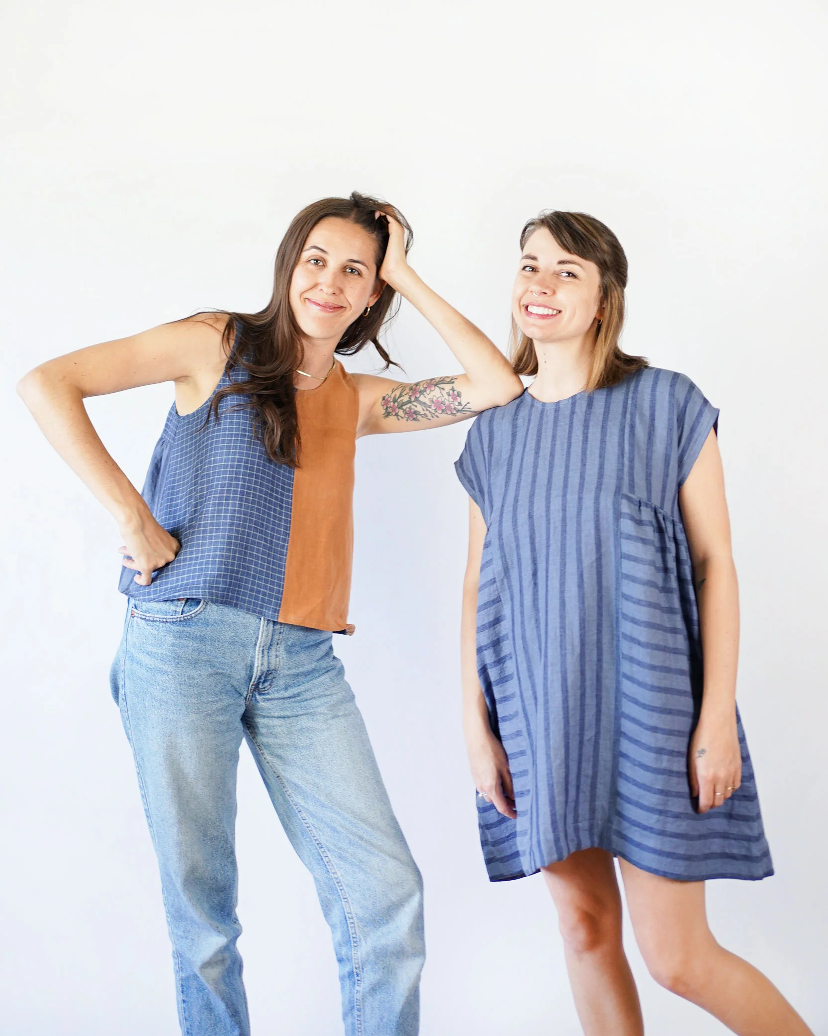 Peplum Split Tank PDF Sewing Pattern - Image 6