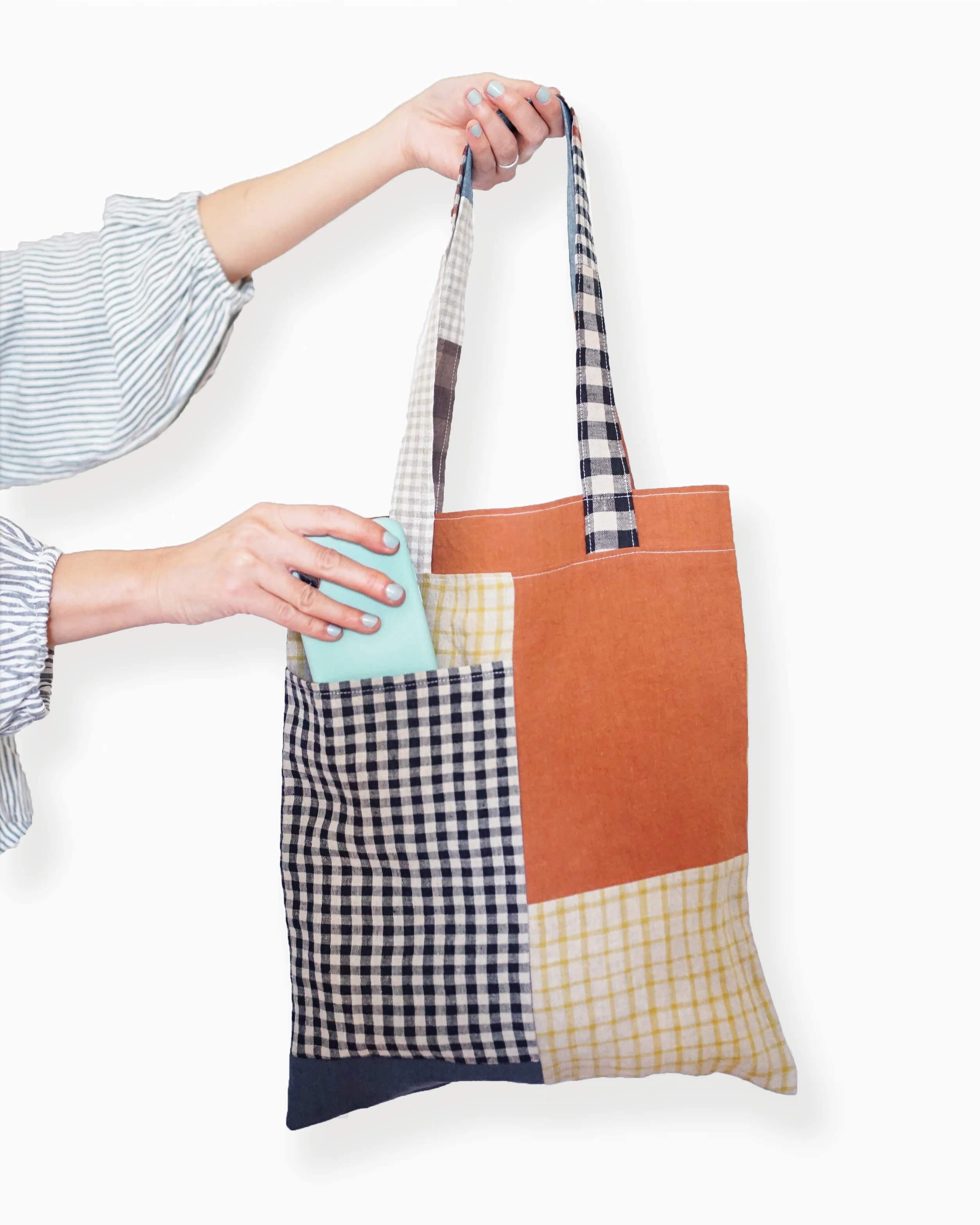 Stash Pocket Tote PDF Sewing Pattern - Image 5